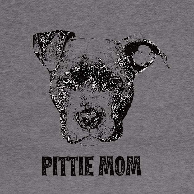 Pit Bull Terrier Mom - Pit Bull Mom by DoggyStyles